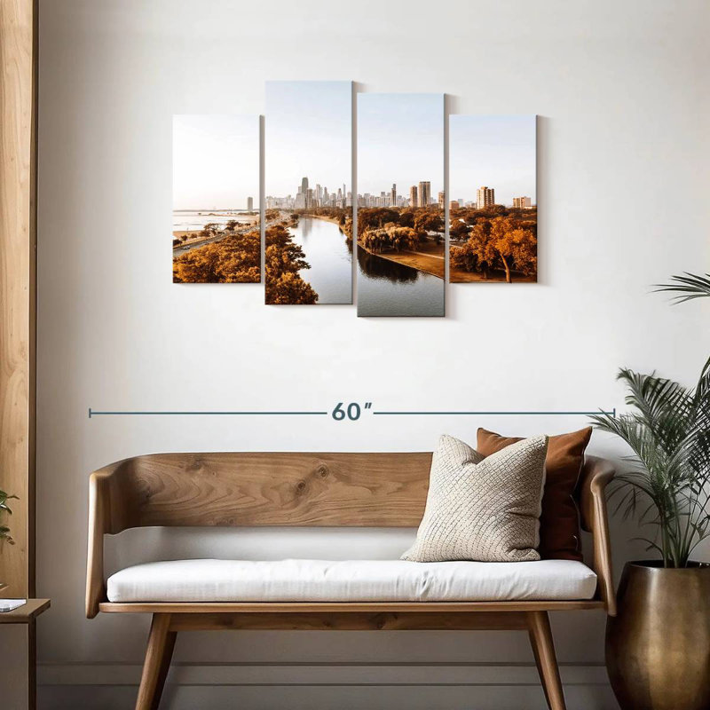 Nicci Chicago Autumn, 27" H x 43" W