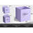 Sorbus Fabric Storage Cubes - 8 Foldable Storage Bins, 13 Inch - Pastel Multi-Colour