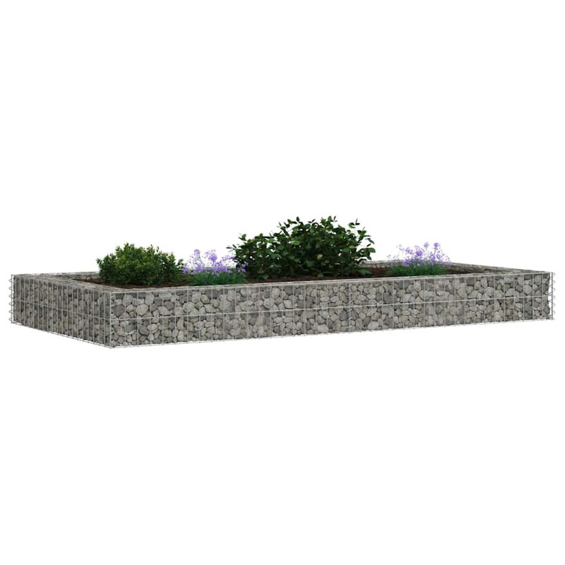 Grand pot de jardin Gabion Gabion, H 78,7 po x l 39,4 po x P 7,9 po