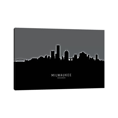 " Milwaukee Wisconsin Skyline " by Michael Tompsett