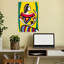 Vibrant Stylized Woman Abstract Bold Colorful Wall Art Print-953808464
