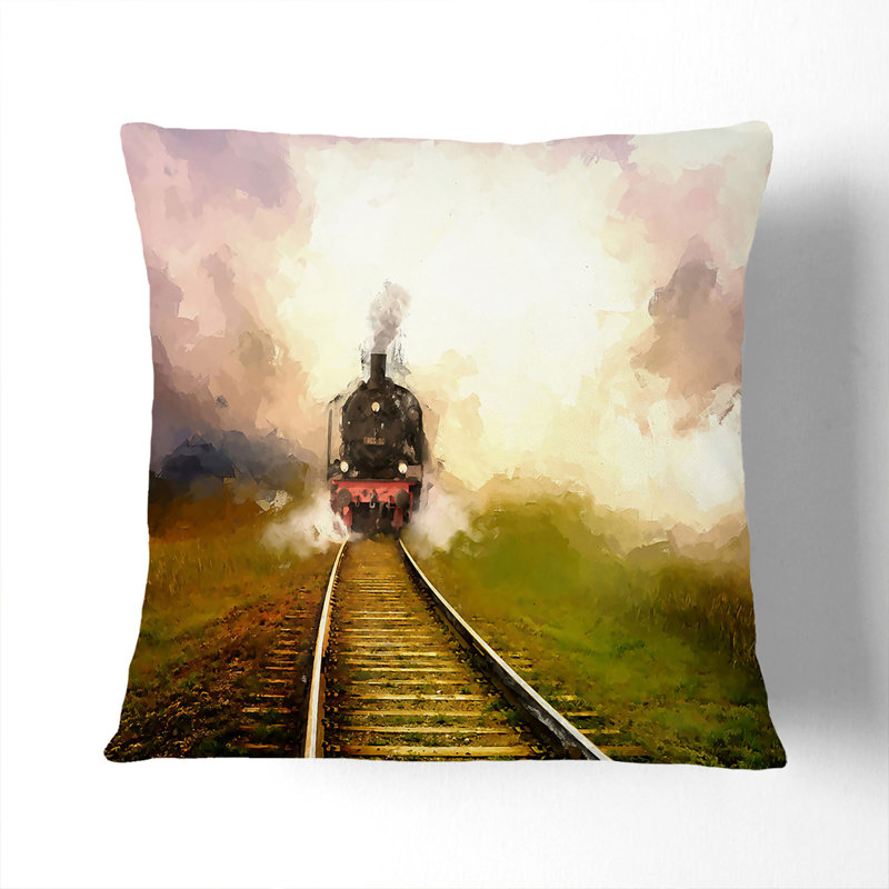Square Throw Cushion, 55cm H x 55cm W x 20cm D, Black