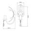 Augill Steel Candle Wall Light
