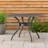 Thomasson Square Metal Outdoor Dining Table With Umbrella Hole , 39.5'' in. W 39.5'' in. D