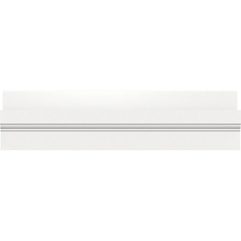 Ekena Millwork 3 in. x 1-1/4 in. x 96 in. Nail Fin Brick Mould, PVC