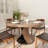 Mid-Century Solid Wood Round Yairi Kitchen Room For 2-8 People(1 Table With 2/4/6 Chairs)-1706669523-1706686366