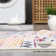 Machine Washable Area Rugs for Living Room Non-Slip Rug Durable Floor Carpet Easy-Cleaning Rug