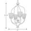 Lustre géométrique grise 4 lumières Pedroy-24441409