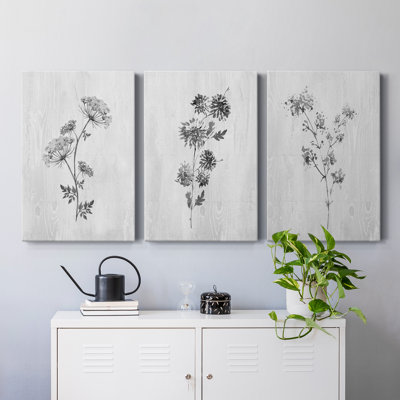 " Neutral Meadow I " 3 - Pieces