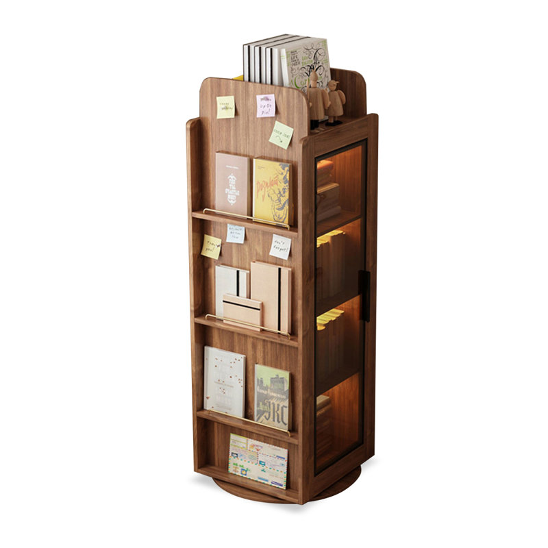 Nut-brown Solid  Wood Display Cases