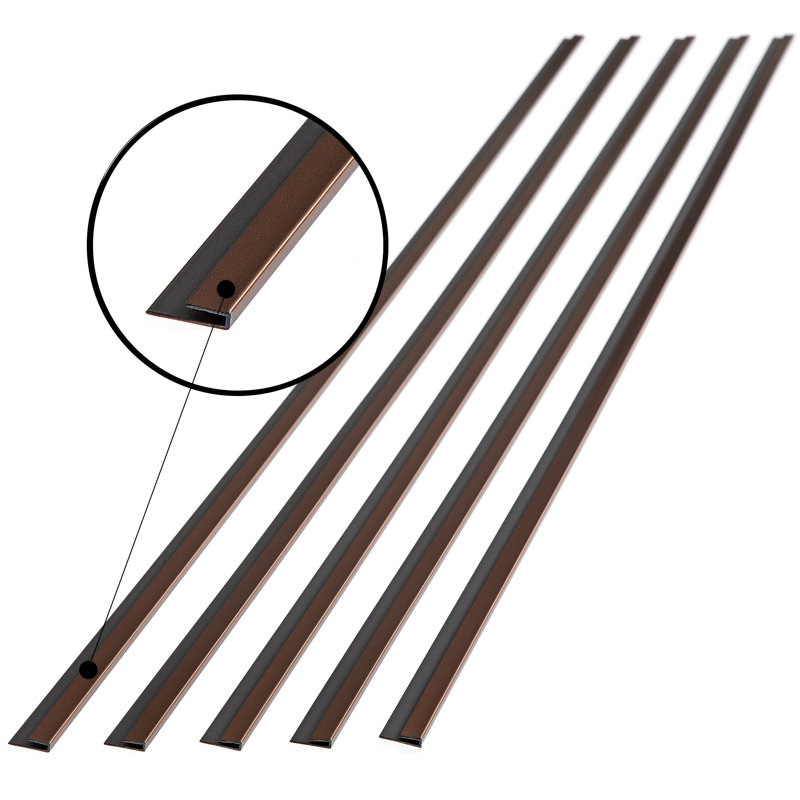 FASÄDE Lg Profile J Trim (5 Pack), Oil Rubbed Bronze