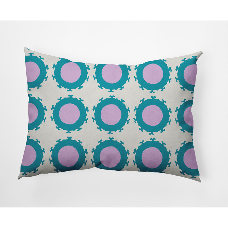 Coussin lombaire intérieur / extérieur Pan Bubbles, Lilas
