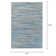 Victorine Striped Sand Azure Turquoise Indoor Outdoor Area Rug