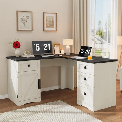 L-Shaped Computer Desk