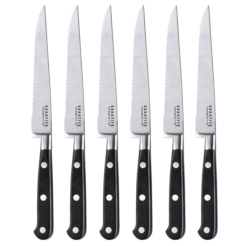 Richardson Sheffield Sabatier 6 Piece Stainless Steel Steak Knife Set