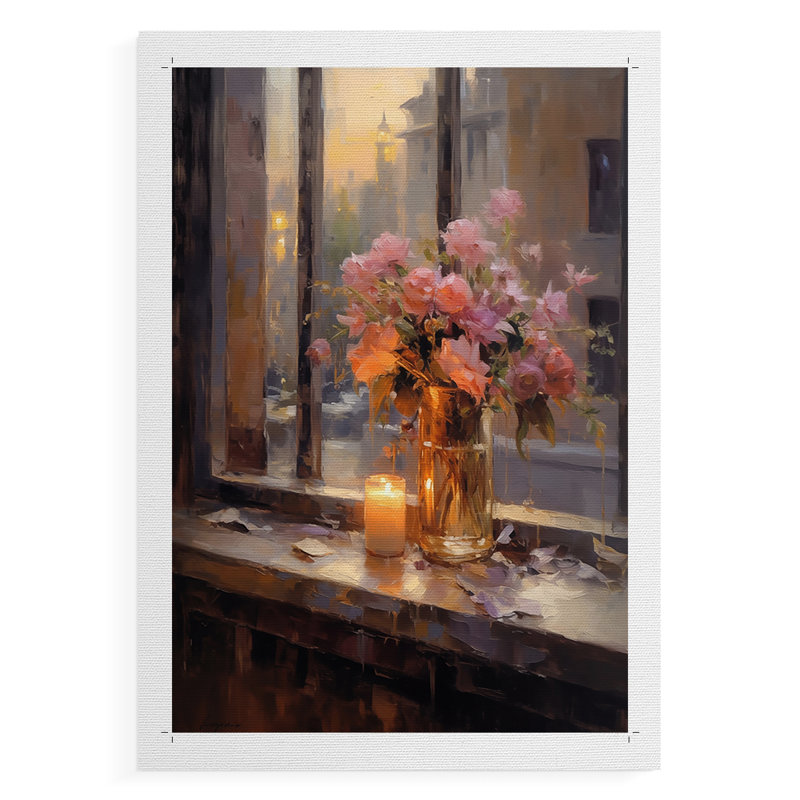 Série FLORAL DCCLXV III - Impression sur toile seulement - NON CADRE, H 60 po x l 40 po