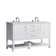 Vicini 54" Double Bathroom Vanity Set