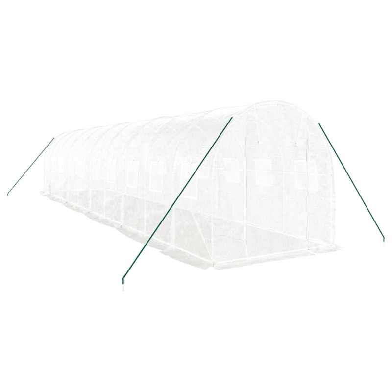 Bristyn Hobby Greenhouse, White, 200cm H x 1000cm W x 200cm D