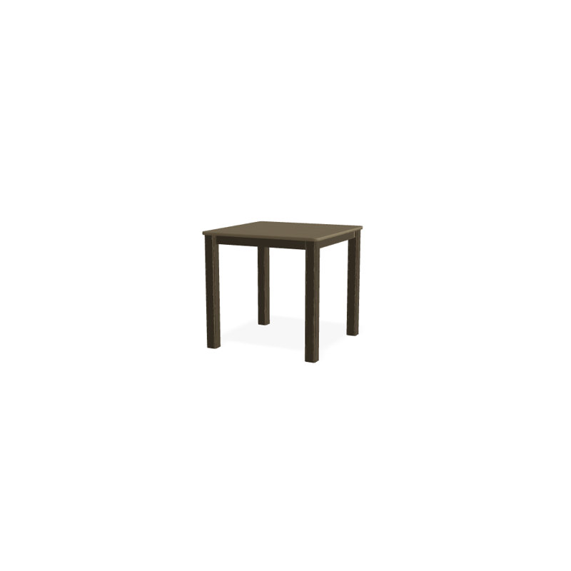 Robinett Outdoor Square Side Table, Beachwood P40, Textured Beachwood