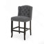 Tabouret de comptoir contemporain capitonné à oreilles 27 pouces, ensemble de 2-1816945847