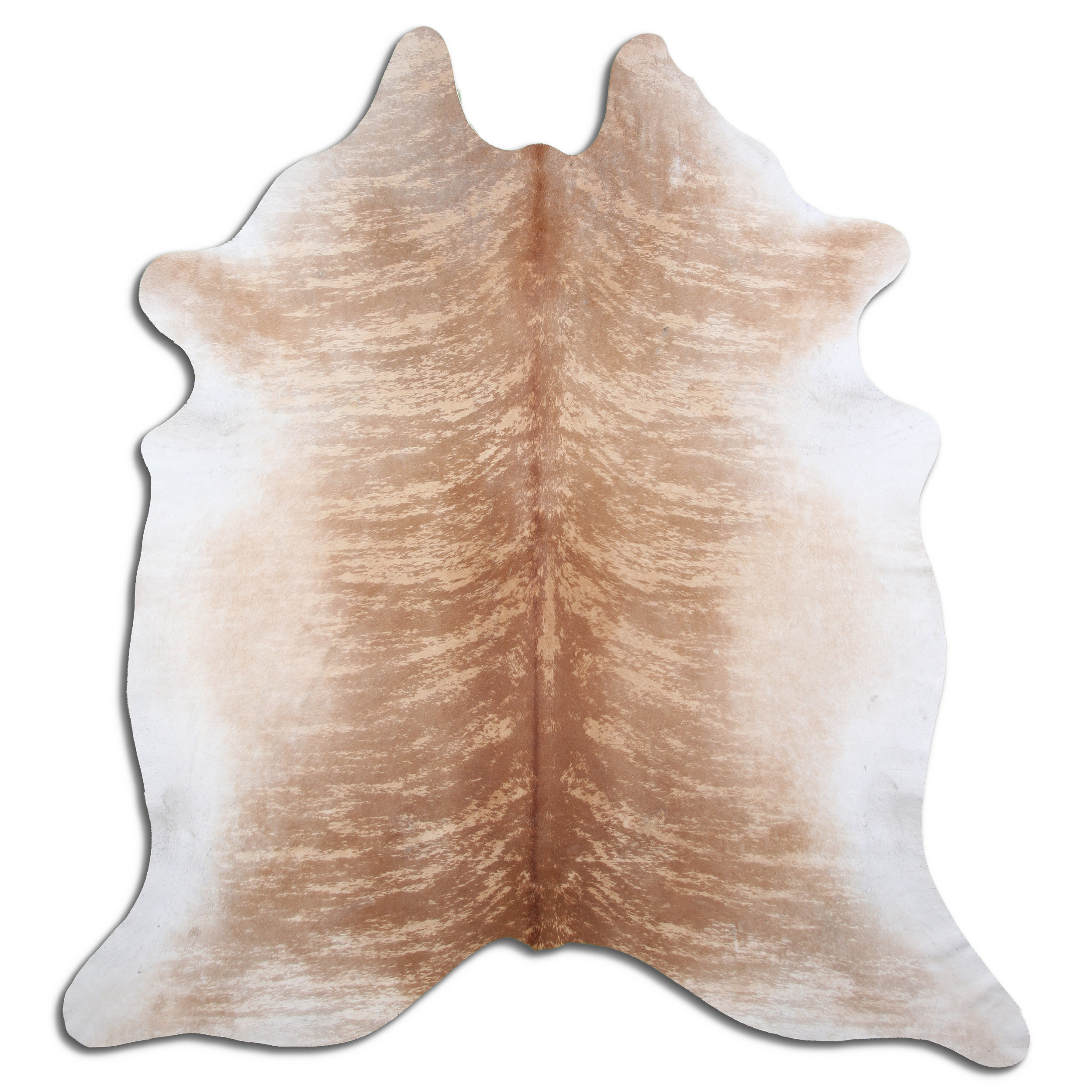 RugAddiction Animal Print Handmade Cowhide Light Brown/White Area Rug ...