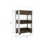 Verona Kitchen Cart, Three Shelves, Four Casters
