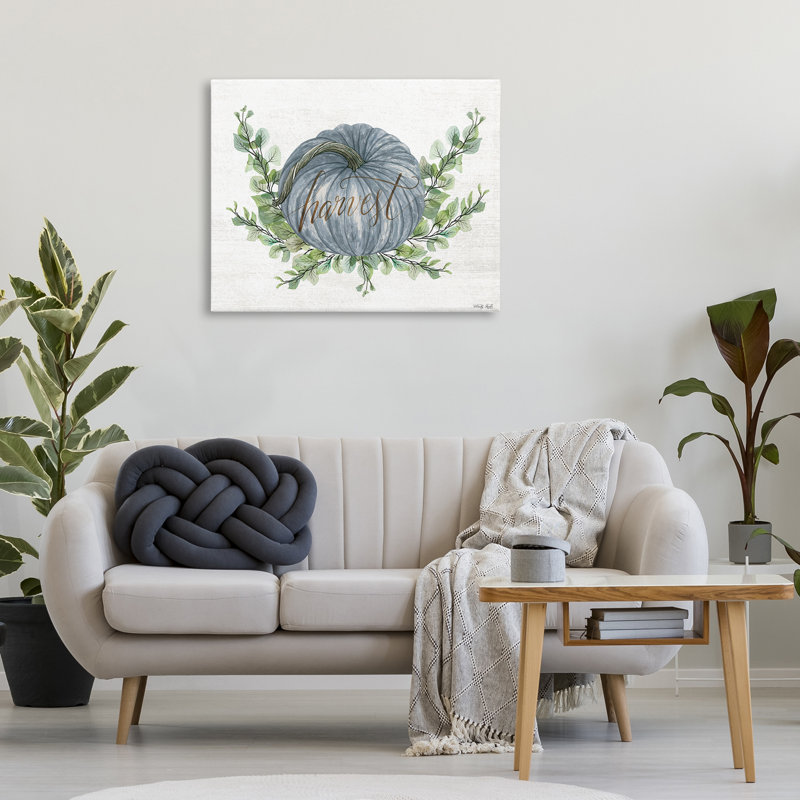 «Blue Harvest Pumpkin» par Cindy Jacobs, H 30 po x l 40 po