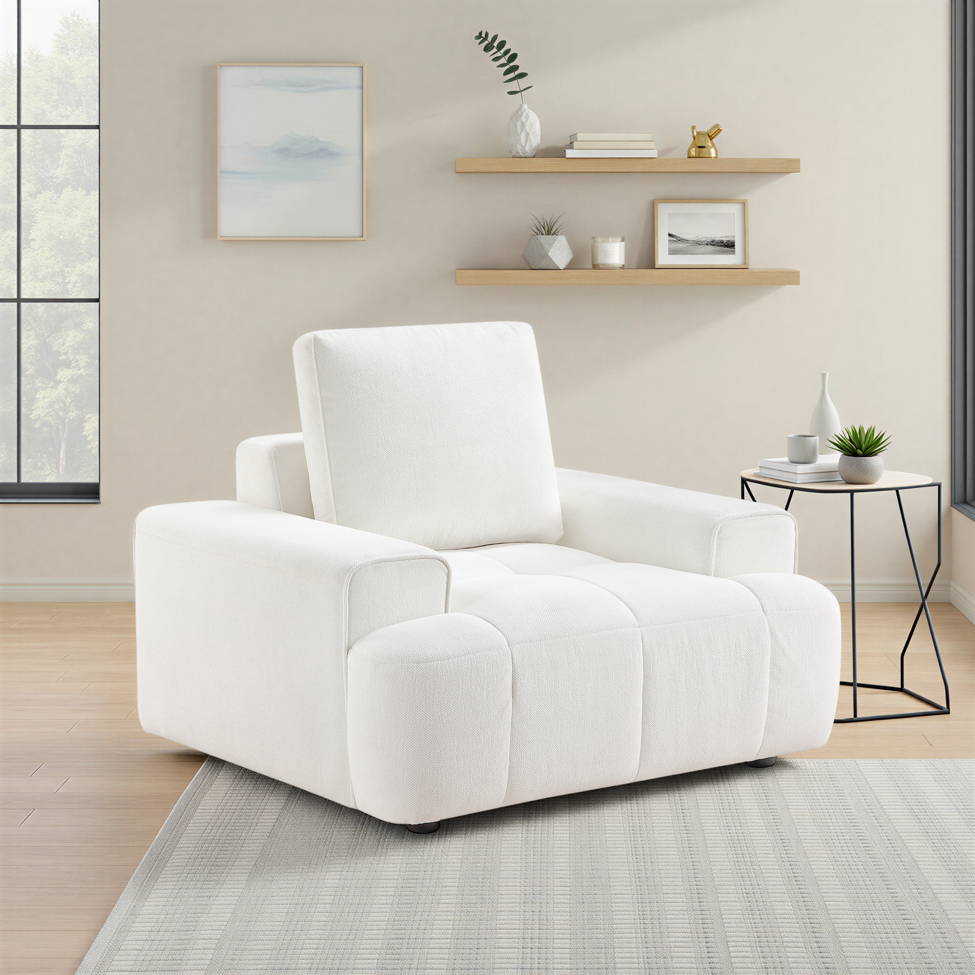 Matisse Tufted Upholstered Oversized Accent Chair 
