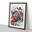 Mystical Bird by Katsushika Hokusai - Picture Frame Painting Print-55580986-55580988