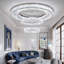 Lustre rond en cristal à 3 niveaux-1837543842
