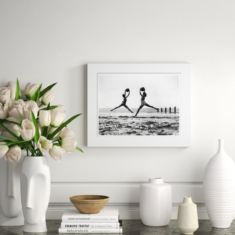 Beach Dancers Framed by Isabelle De Borchgrave