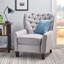 Fauteuil inclinable moderne en tissu-1331110637