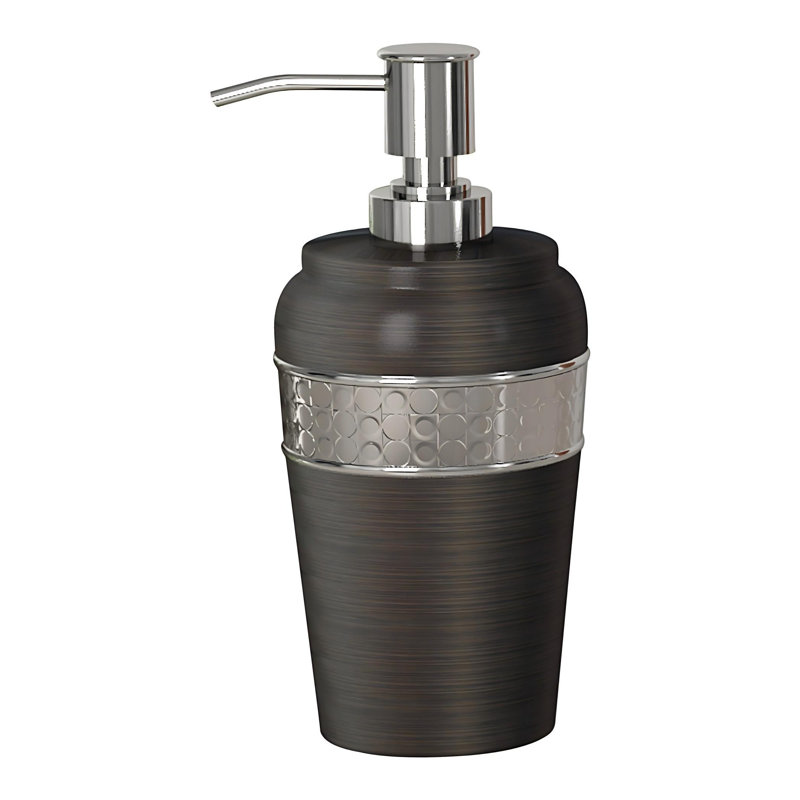 Distributeur de savon liquide en acier inoxydable Orb avec finition bronze huilé
