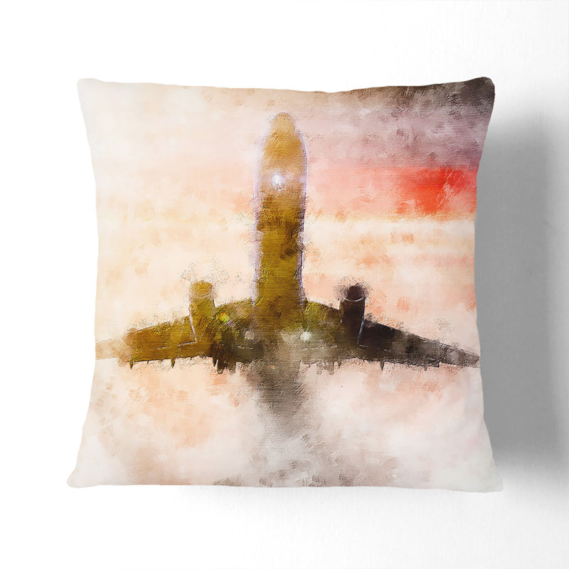 Square Throw Cushion, 55cm H x 55cm W x 20cm D