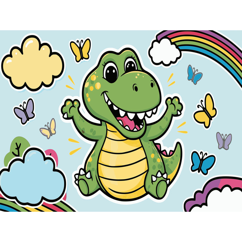 Tapis pour enfants East Urban Home, Rectangle 4pi x 6 pi