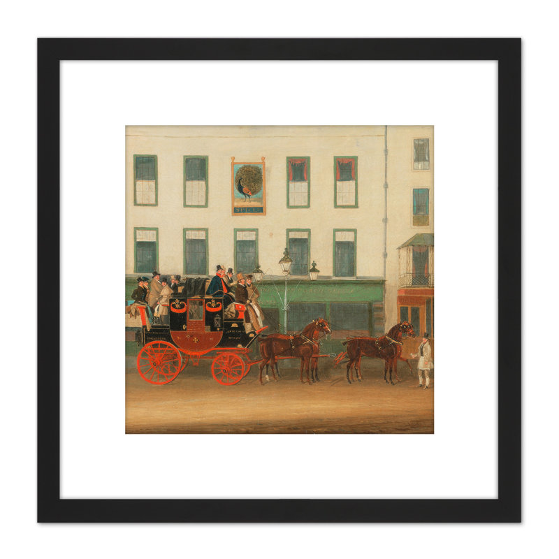 London Manchester Stage Coach by James Pollard - Single Picture Frame Painting
