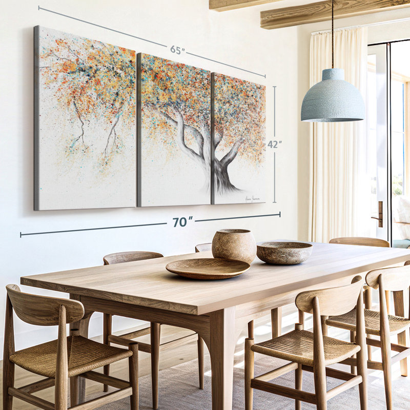 «Rusty Autumn Tree» sur toile, H 42 po x l 65 po x P 1,25 po