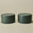 24" Wide Faux Leather Round Upholstered Ottoman Set Of 2-1488427335