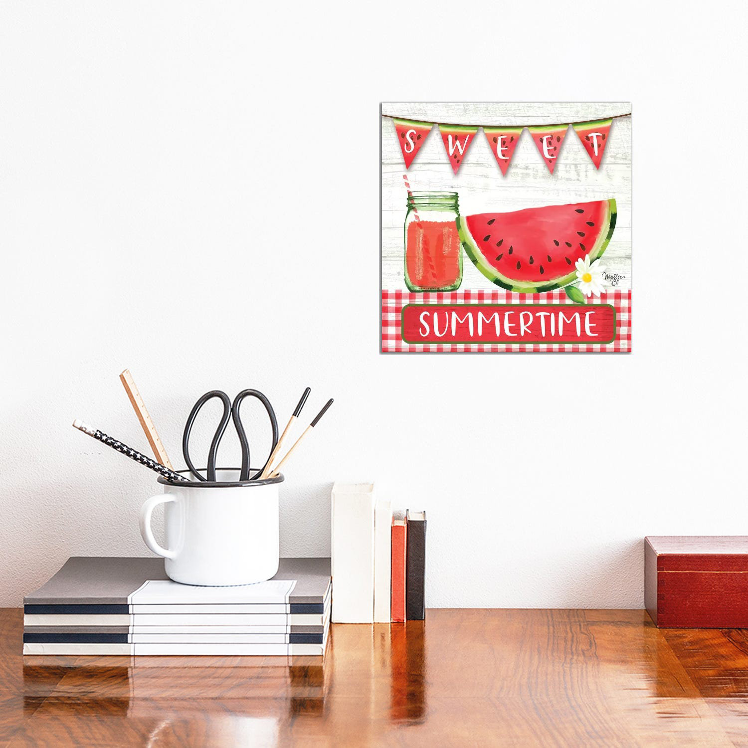 Brambly Cottage Sweet Summertime by Mollie B. - Wrapped Canvas Painting ...