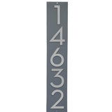 Floating Modern 4" Number Vertical Address Plaque (5 Digits)