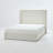 Caron Upholstered Wingback Bed, 52.3" High King Size Headboard, Simplicity, Minimalist, Without Wooden Slats, Box Spring Request, Easy Assembly-1353644376