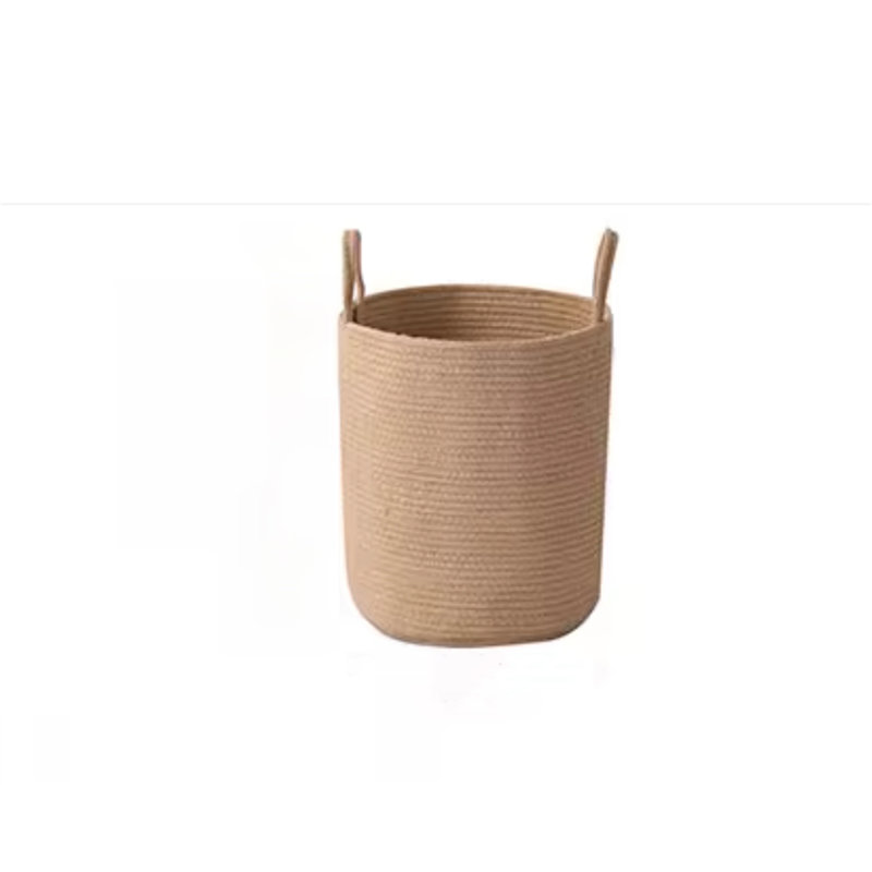 Fabric Laundry Hamper with Handles, 11.81" H x 11.81" W x 11.81" D