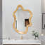 Miroir mural de forme irrégulière