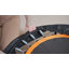 HOMCOM ft Round Fitness Trampoline with Handlebar