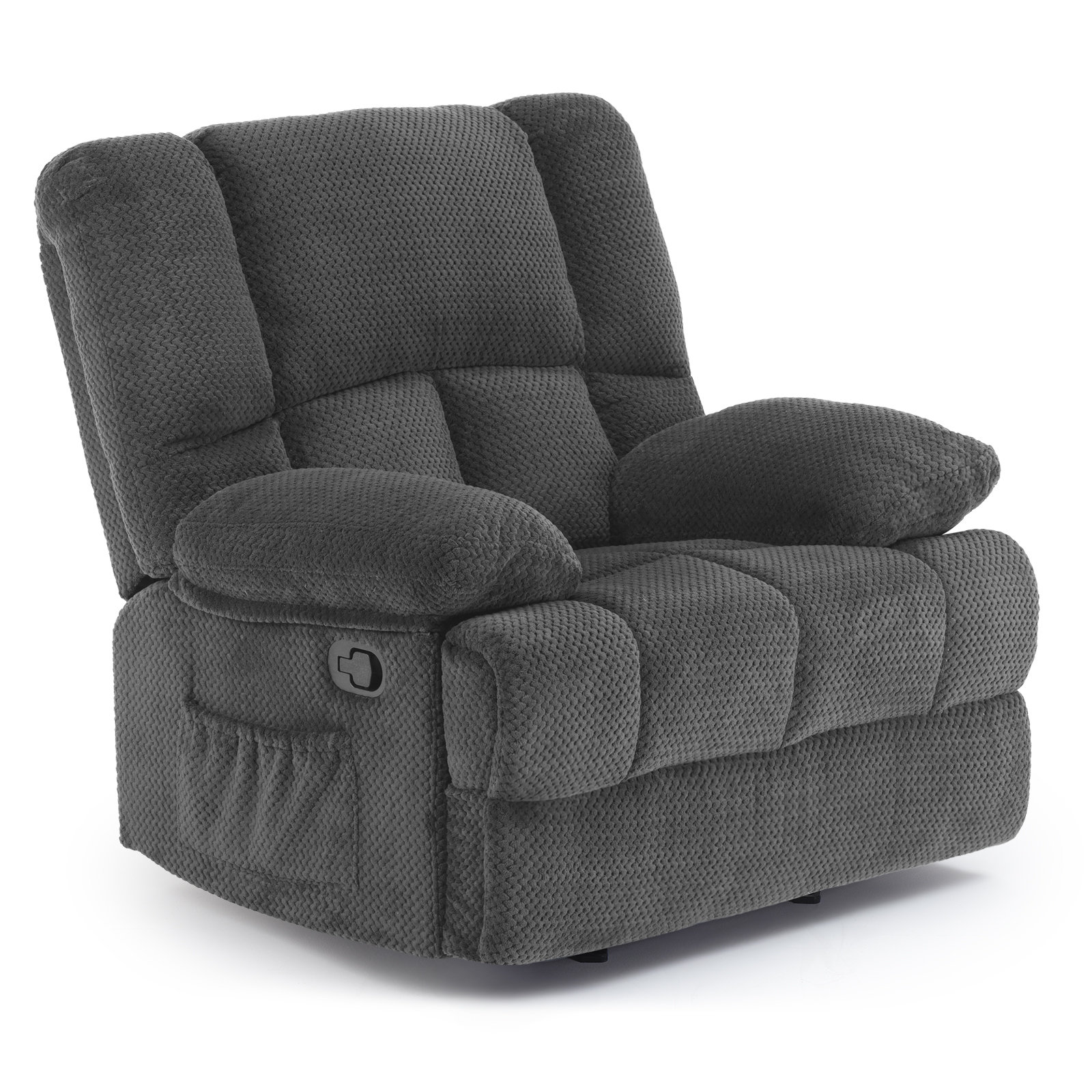 Red Barrel Studio® 33.6'' Wide Classic and Overstuffed Soft Manual Recliner  Chair with Padded Armrest & Reviews