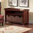 Cyril 4-Piece Storage Bench with 3 Foldable Baskets & 2 Shelve, 21.83" H X 39.82" W X 13.9" D