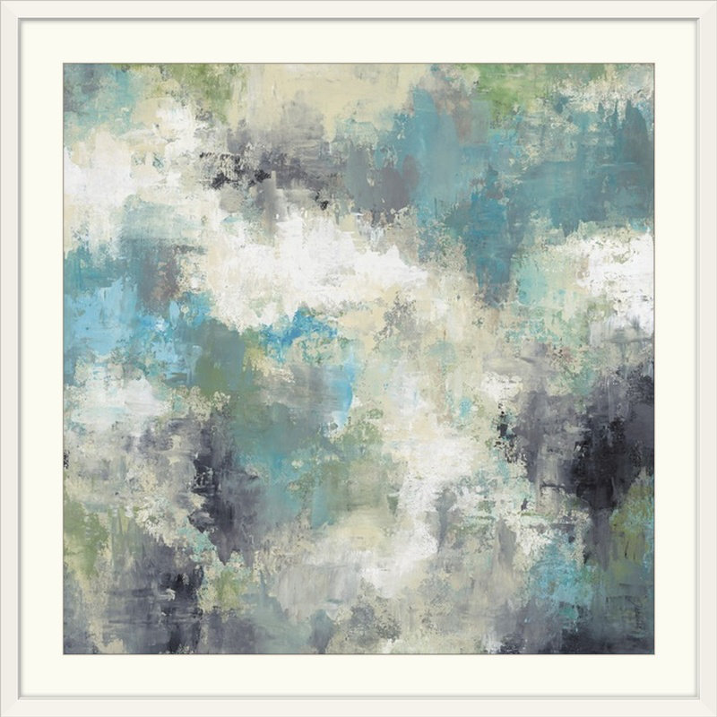 Bellarose " Cloud Layers " by Liz Jardine, 16" H x 16" W x 1.5" D, Canvas