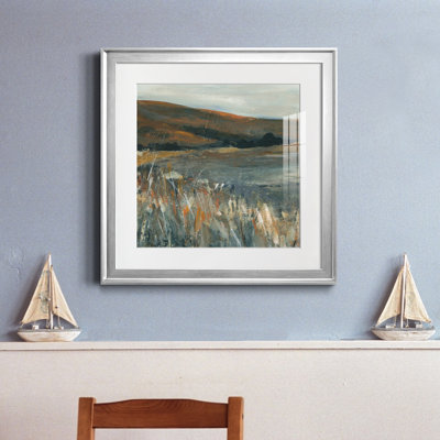 Cuivre crépuscule I - peinture encadrée
