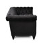 Black Velvet 3 With Classic Tufting And Long-Term Use In Traditional Deep Button Soft Padding