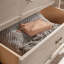 Commode 4 tiroirs, finition grise